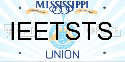 IEETSTS Mississippi License Plate