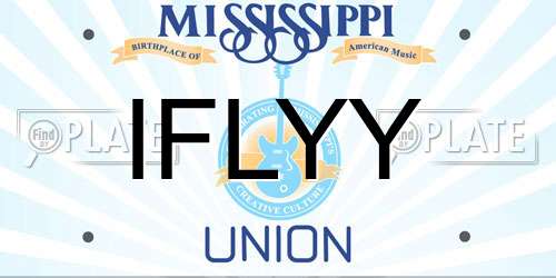 IFLYY Mississippi License Plate