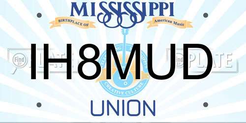 IH8MUD Mississippi License Plate