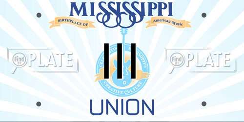 III Mississippi License Plate