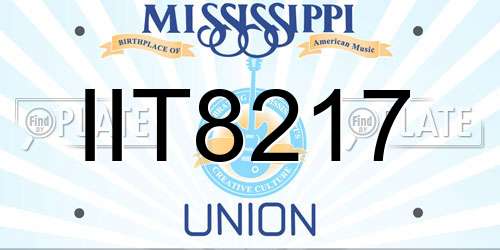 IIT8217 Mississippi License Plate