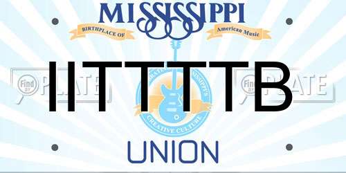 IITTTTB Mississippi License Plate