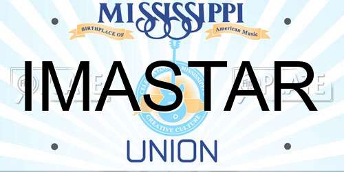 IMASTAR Mississippi License Plate