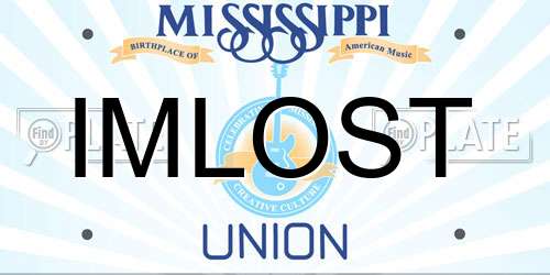 IMLOST Mississippi License Plate