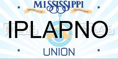 IPLAPNO Mississippi License Plate