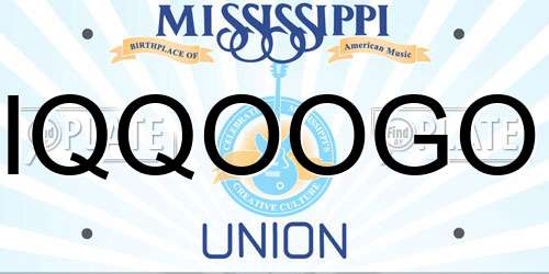 IQQOOGO Mississippi License Plate
