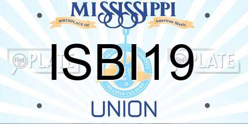 ISBI19 Mississippi License Plate
