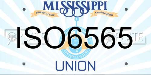ISO6565 Mississippi License Plate