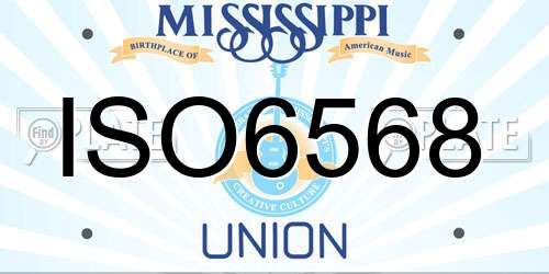 ISO6568 Mississippi License Plate