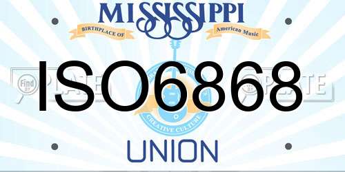 ISO6868 Mississippi License Plate