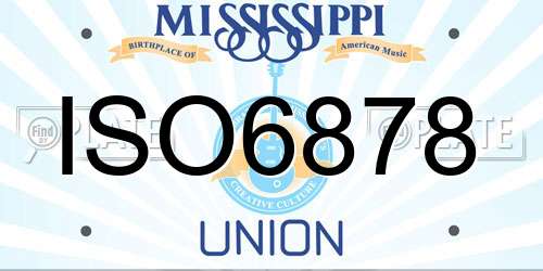 ISO6878 Mississippi License Plate