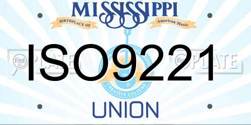 ISO9221 Mississippi License Plate