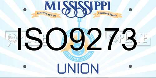 ISO9273 Mississippi License Plate