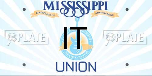 IT Mississippi License Plate
