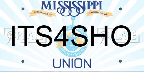 ITS4SHO Mississippi License Plate