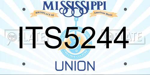 ITS5244 Mississippi License Plate