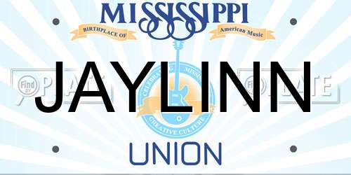 JAYLINN Mississippi License Plate