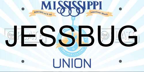 JESSBUG Mississippi License Plate