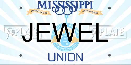 JEWEL Mississippi License Plate