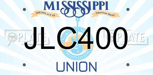 JLC400 Mississippi License Plate