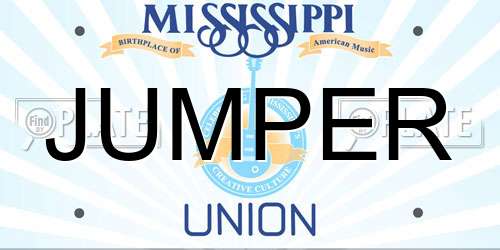 JUMPER Mississippi License Plate