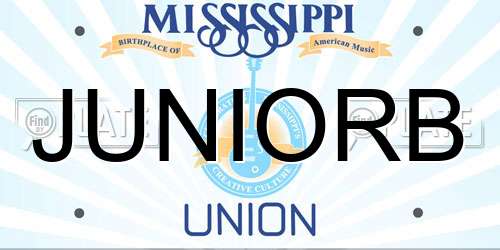 JUNIORB Mississippi License Plate