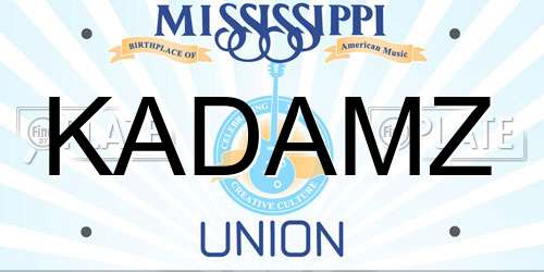 KADAMZ Mississippi License Plate