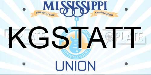 KGSTATT Mississippi License Plate