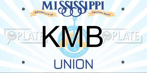 KMB Mississippi License Plate
