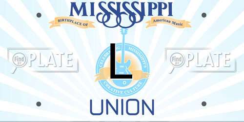 L Mississippi License Plate
