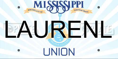 LAURENL Mississippi License Plate