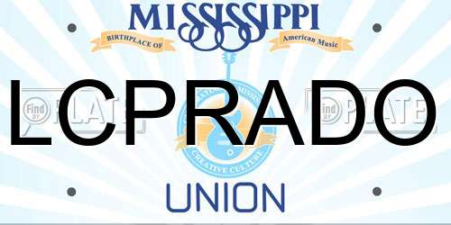 LCPRADO Mississippi License Plate