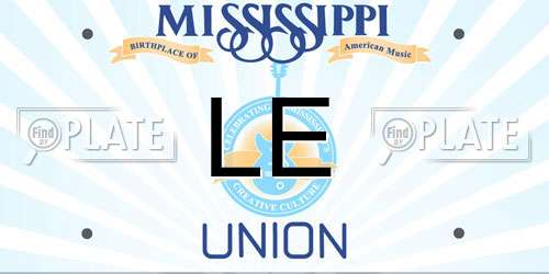 LE Mississippi License Plate