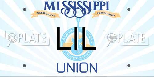 LIL Mississippi License Plate