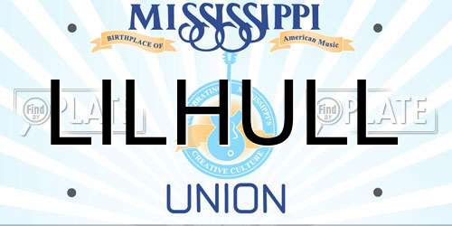 LILHULL Mississippi License Plate