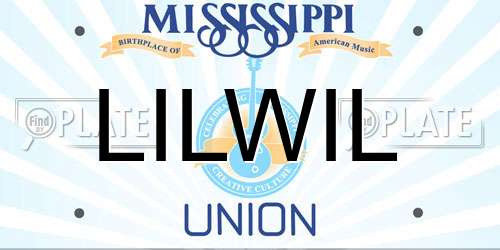 LILWIL Mississippi License Plate