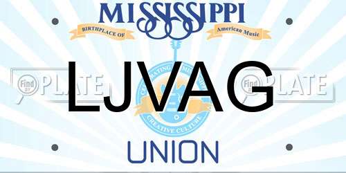 LJVAG Mississippi License Plate