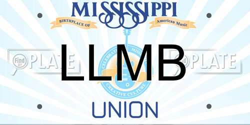 LLMB Mississippi License Plate