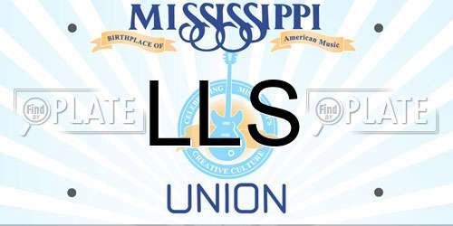 LLS Mississippi License Plate