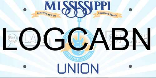 LOGCABN Mississippi License Plate
