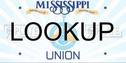 LOOKUP Mississippi License Plate