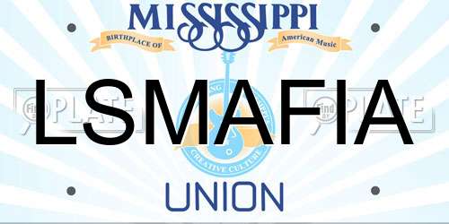 LSMAFIA Mississippi License Plate