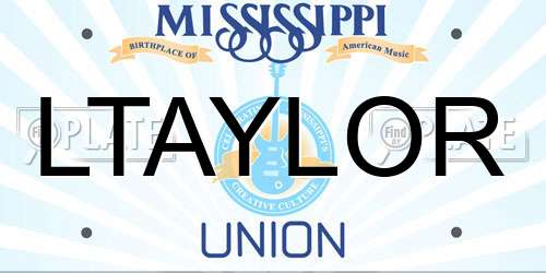 LTAYLOR Mississippi License Plate