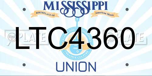 LTC4360 Mississippi License Plate