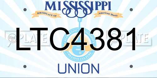 LTC4381 Mississippi License Plate