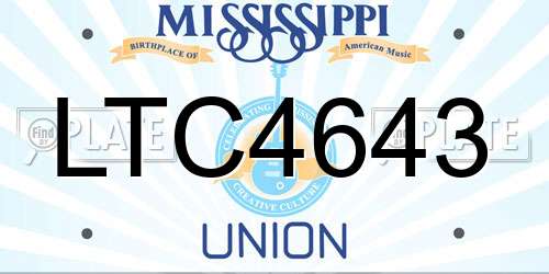 LTC4643 Mississippi License Plate