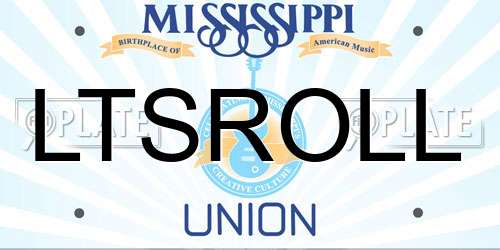 LTSROLL Mississippi License Plate