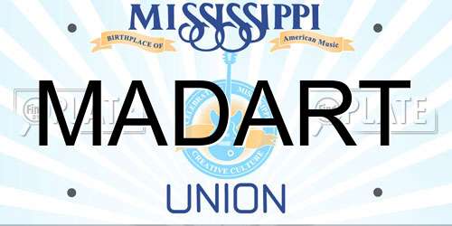 MADART Mississippi License Plate