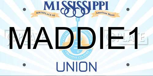 MADDIE1 Mississippi License Plate