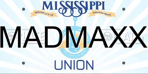 MADMAXX Mississippi License Plate